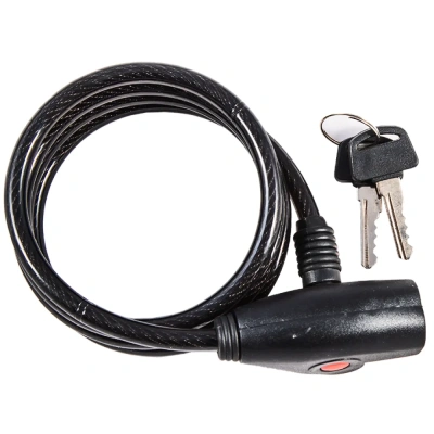 Замок велосипедный с ключом GOLDEN KEY (GK102.106), 10х1200 мм в Магазине Спорт - Пермь
