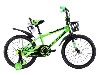 Велосипед Krypton Super KS01GY, 20", 1 скорость, желто-зеленый в Магазине Спорт - Пермь