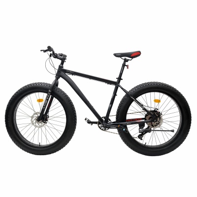 Велосипед фэт-байк COMIRON CHUBBY, 26"x4", 10 скоростей, (рама 17), черный в Магазине Спорт - Пермь