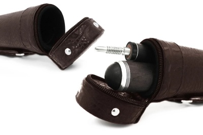 Тубус на 1 кий Mercury Perfect с карманом, коричневый