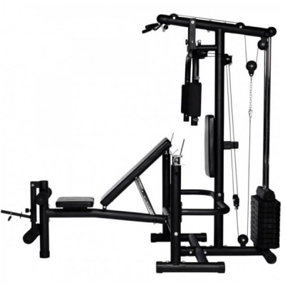 Силовой комплекс со скамьей DFC Homegym D854, стек 45кг в Магазине Спорт - Пермь