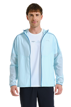 Ветровка мужская ANTA ADVANCED RUNNING, артикул 852425601-2, синяя в Магазине Спорт - Пермь