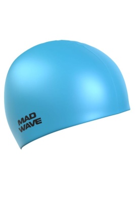 Шапочка для плавания Mad Wave Light Big, взрослая, M0531 13 2 08W, Azure в магазине Спорт - Пермь