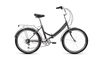 Велосипед складной Forward VALENCIA 24 1.0 серый/зеленый