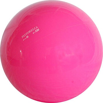 Мяч для художественной гимнастики PASTORELLI Диаметр 16 см, Розовый флуоресцентный 00230