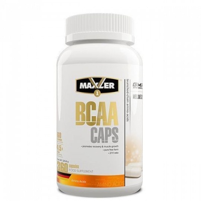 Maxler - БЦАА – аминокислоты BCAA Caps, 360 капсул в магазине Спорт - Пермь