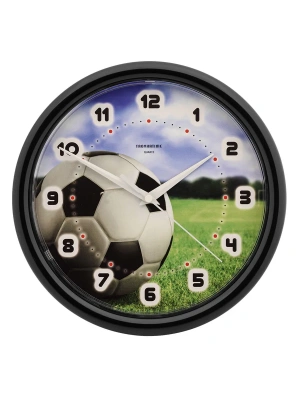 Настенные часы ТРОЙКА 21200225 футбол в магазине Спорт - Пермь