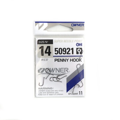 Крючок OWNER Penny Hook BC №10 (10шт)