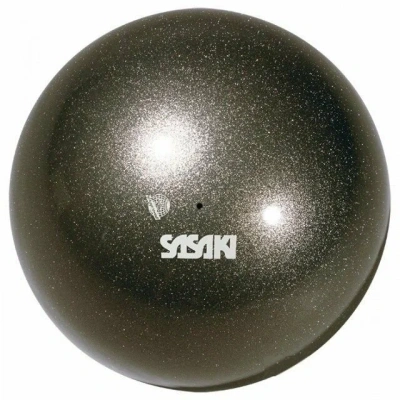 Мяч для художественной гимнастики SASAKI M-207M-F, 18,5 см, цвет GMB (Черный камень)