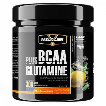 Maxler BCAA + Glutamine, банка 300 грамм в магазине Спорт - Пермь