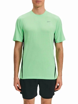 Футболка спортивная Reebok Running Ss Tee 100242140 зеленый