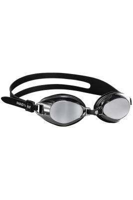 Очки для плавания Mad Wave Predator Mirror M0421 05 0 01W черные в магазине Спорт - Пермь