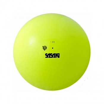 Мяч для художественной гимнастики SASAKI 18.5 см M 20 A Gym Star Ball, LYMY - лимонный