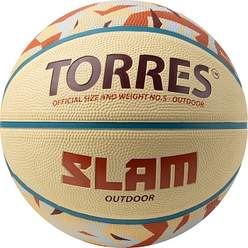 Мяч для баскетбола TORRES Slam, артикул B023145, размер 5