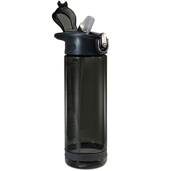 Бутылка для воды из тритана с трубочкой внутри 750 мл Be First WB09 в магазине Спорт - Пермь