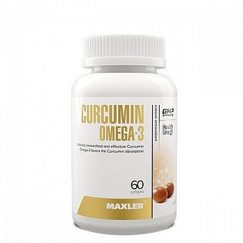 Maxler Curcumin Omega-3 (60 капсул) в магазине Спорт - Пермь