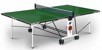 Теннисный стол Start Line Compact Outdoor-2 LX, всепогодный, зеленый