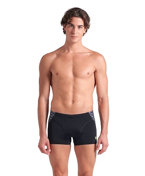 Мужские шорты Arena MONOGRAM SWIM SHORT, 009115 550, black-dark sage multi в магазине Спорт - Пермь