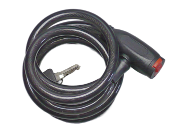 Замок велосипедный с ключом Golden Key GK102.112A, 12х1500 мм