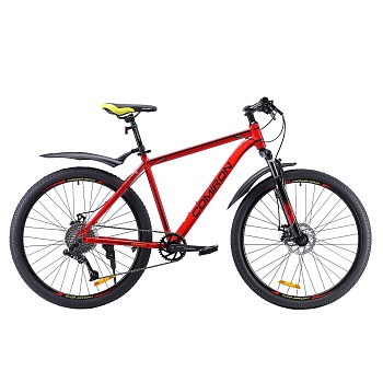 Велосипед COMIRON SYSTEM 27,5", 10 скоростей, (19 рама), красный рэд машин