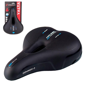 Седло велосипедное комфортное COMIRON YALTA C036 255x190