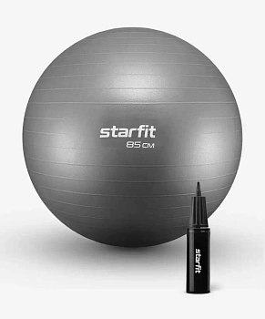 Мяч гимнастический STARFIT GB-109, антивзрыв с ручным насосом, 85см,1500г в Магазине Спорт - Пермь