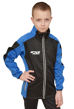 Куртка разминочная RAY WS модель RACE (Kids) черный/синий в Магазине Спорт - Пермь