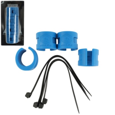 Защита пера рамы велосипеда от цепи. ENLEE. Набор 4шт. Вес 64гр. Синий в Магазине Спорт - Пермь