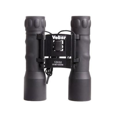 Бинокль Veber БН 12х32 Veber Sport, черный