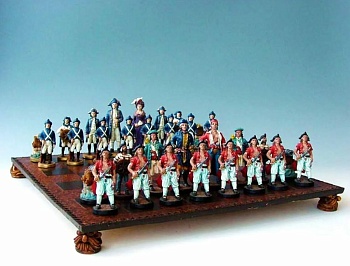 Шахматы "Пираты и Английский флот" малые