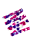 Лента для художественной гимнастики (5 м) Chacott 301500-0097-28, цвет: 372 - лиловый