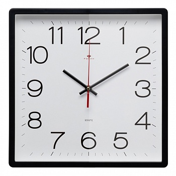 Настенные часы Рубин 3028 "Арабеска квадрат", 30*30см в магазине Спорт - Пермь