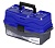 Ящик для рыболовных снастей Nisus Tackle Box, трехполочный, синий