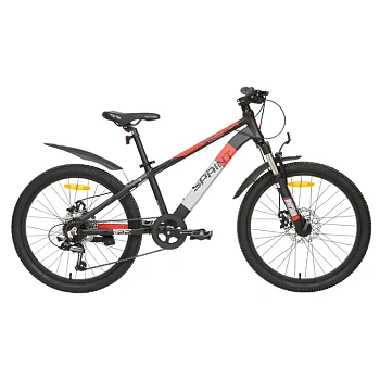 Велосипед TechTeam MTB Sprint 22 (12) черно-красный