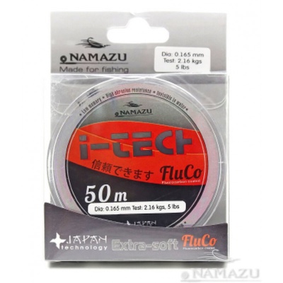 Леска Namazu I-Tech Fluco, L-50m, d-0.148mm, test-1.72кг, NIT508