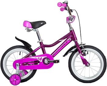 Велосипед NOVATRACK NOVARA, 14", алюминиевый, фиолетовый
