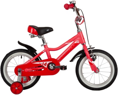 Велосипед NOVATRACK NOVARA, 14", алюминиевый, коралловый в Магазине Спорт - Пермь