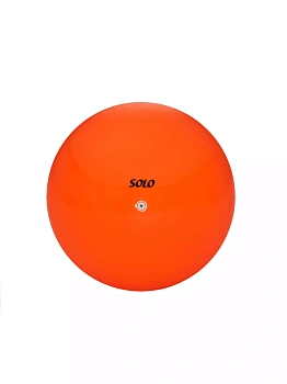 Мяч для художественной гимнастики глянцевый Solo «Оранж неон» BGLN-108