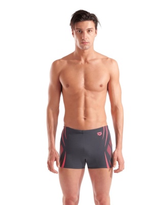 Мужские плавки-шорты Arena POSEIDONIA SWIM SHORT, 009074 504 asphalt-bright coral в магазине Спорт - Пермь