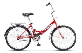 Велосипед складной Stels Pilot-710, 24", 1 скорость, (рама 14),  Z010, красный