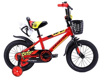 Велосипед Krypton Super KS01BNM, 14", красно-желтый