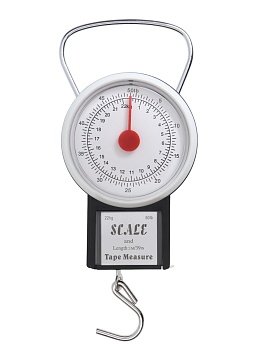 Весы-безмен механические, до 22 кг, цена деления 250 г, чёрные, артикул 10885846