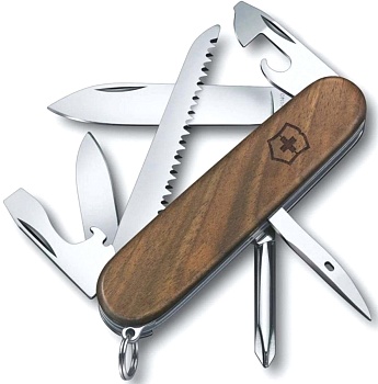 Нож Victorinox Hiker, 91 мм, 11 функций, дерево 1.4611.63