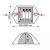 Палатка 3-местная Tramp Peak 3(V2), зеленая