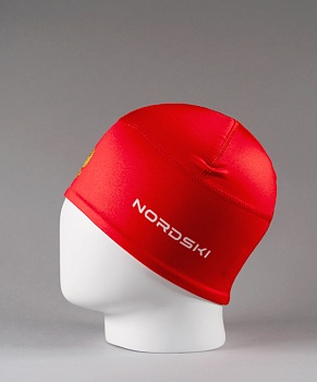 Тренировочная шапка Nordski Active Red  NSV214900 в магазине Спорт - Пермь