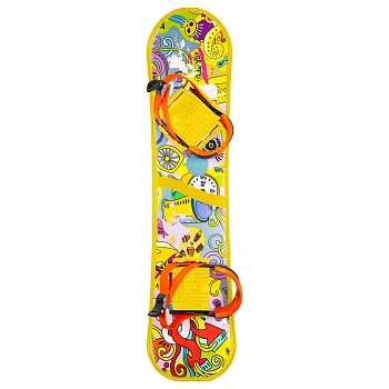 Сноуборд Цикл, жесткое крепление, детский