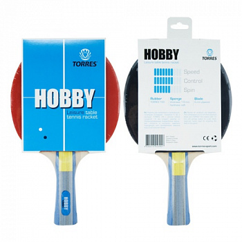 Ракетка для настольного тенниса TORRES Hobby, TT0003