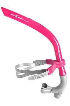 Дыхательная трубка-тренажер для плавания Mad Wave Pro Snorkel M0773 01 0 11W розовый в магазине Спорт - Пермь