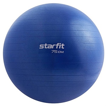 Мяч гимнастический STARFIT GB-108, антивзрыв, 75см, 1200г в Магазине Спорт - Пермь