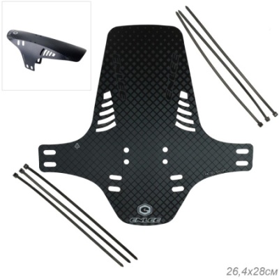 Крыло велосипеда универсальное MTB переднее/заднее, брызговик на вилку. ENLEE. 1шт. 272*165мм. Вес 143гр. Classic style в Магазине Спорт - Пермь